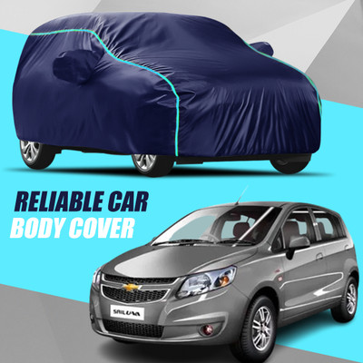 KULTEX Car Cover For Chevrolet Sail UVA (With Mirror Pockets)(Multicolor)