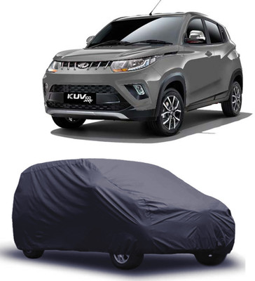 ROYAL AUTO MART Car Cover For Mahindra KUV100 (Without Mirror Pockets)(Grey)
