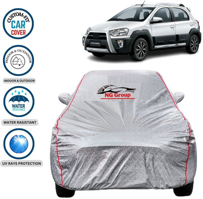 Ng Group Car Cover For Toyota Etios Cross(Grey, Blue)