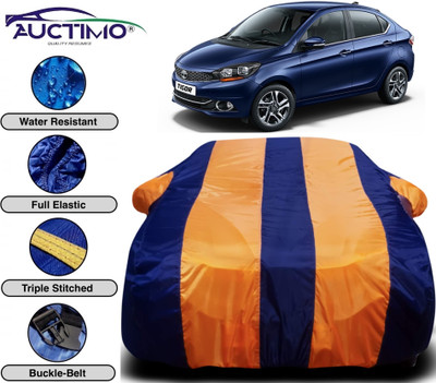 AUCTIMO Car Cover For Tata Tigor (With Mirror Pockets)(Multicolor)
