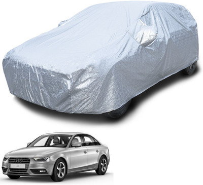 Euro Care Car Cover For Audi A4 (With Mirror Pockets)(Silver)