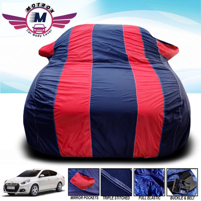 MoTRoX Car Cover For Honda CR-V (With Mirror Pockets)(Red, Blue)