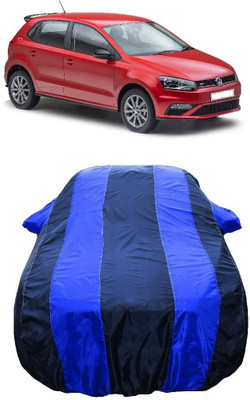 Wegather Car Cover For Volkswagen Polo GT (With Mirror Pockets)(Blue)