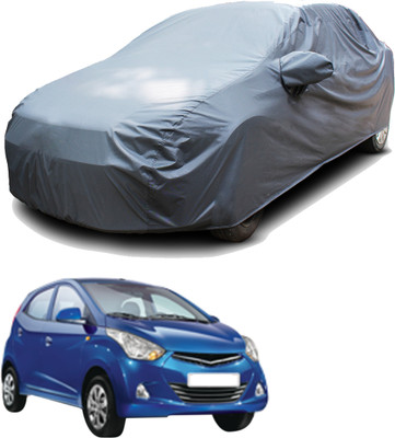 SS FOR YOUR SMART NEEDS Car Cover For Hyundai Eon (With Mirror Pockets)(Grey)