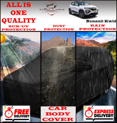 Tamanchi Autocare Car Cover For Renault Kwid(Black)