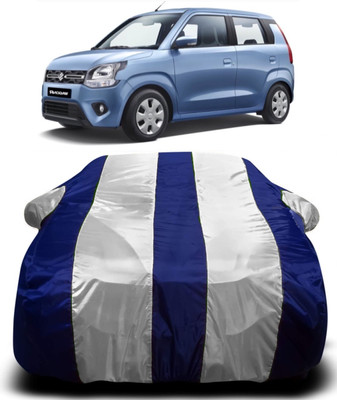 AXLOZ Car Cover For Maruti Suzuki WagonR (With Mirror Pockets)(Multicolor)