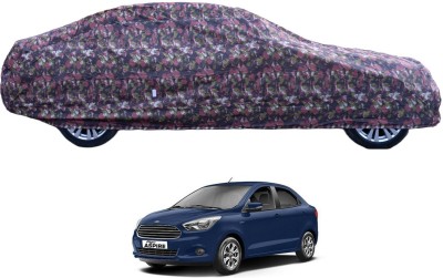 Auto Hub Car Cover For Ford Aspire (With Mirror Pockets)(Green)