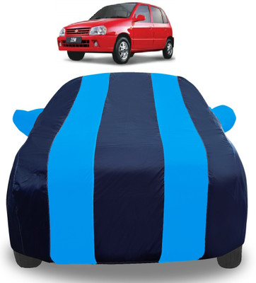Amanzo Car Cover For Tata Zest (With Mirror Pockets)(Blue)