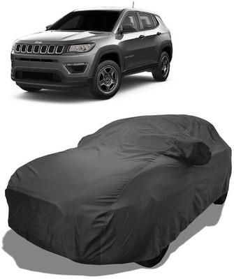 Coxtor Car Cover For Jeep Compass 2.0 Bedrock (With Mirror Pockets)(Grey)