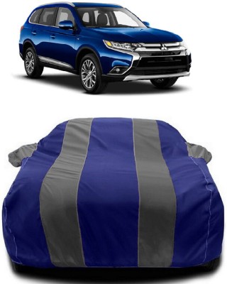 Autoprime Car Cover For Mitsubishi Outlander (With Mirror Pockets)(Grey, Blue)