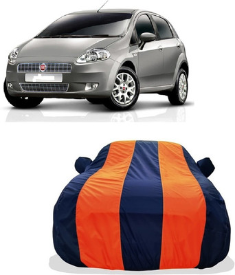 Tricway Car Cover For Fiat Punto Emotion 1.4L (With Mirror Pockets)(Orange)