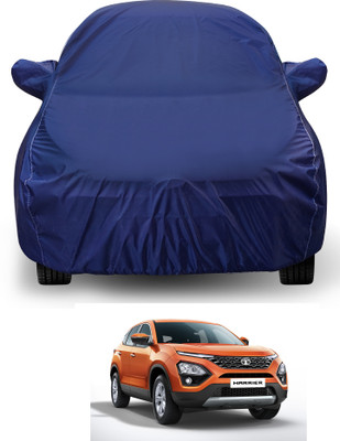 Auto Hub Car Cover For Tata Harrier (With Mirror Pockets)(Blue)