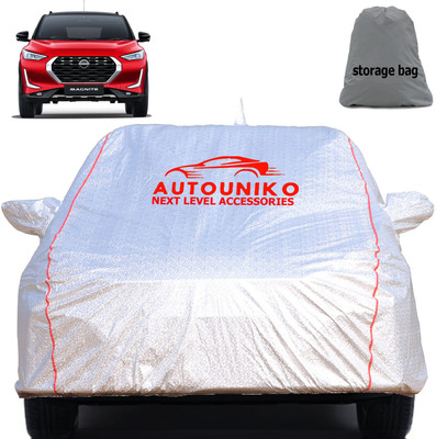 autouniko Car Cover For Nissan Magnite (With Mirror Pockets)(Silver)