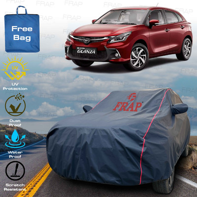 Frap Car Cover For Toyota Glanza, Glanza G, Glanza V (With Mirror Pockets)(Blue, Red, For 2022, 2023, 2024, 2025 Models)