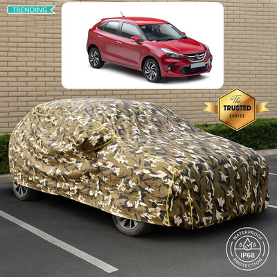 GOSHIV-car and bike accessories Car Cover For Toyota Glanza G CVT (With Mirror Pockets)(Multicolor)