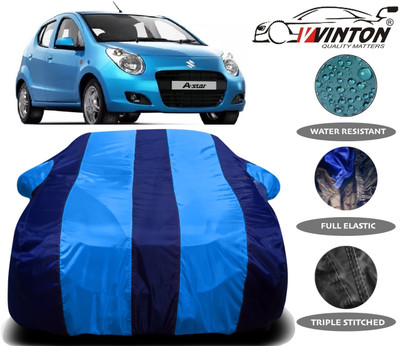 V VINTON Car Cover For Maruti Suzuki A-Star (With Mirror Pockets)(Multicolor)