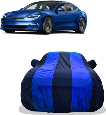 Tricway Car Cover For Tesla Model X Electric(Battery) (With Mirror Pockets)(Multicolor)