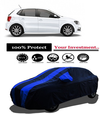 Amexride Car Cover For Volkswagen Polo GT 1.5 TDI Diesel (With Mirror Pockets)(Multicolor)
