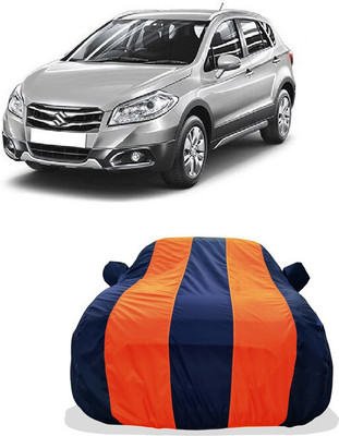 Tricway Car Cover For Maruti Suzuki S-Cross DDiS 320 Delta (With Mirror Pockets)(Orange)