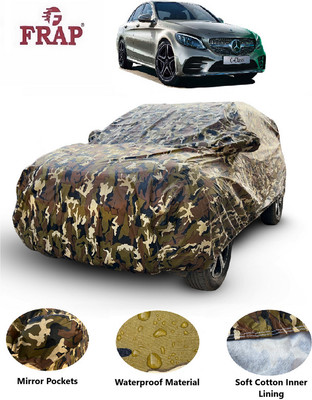 Frap Car Cover For Mercedes Benz C220 (With Mirror Pockets)(Multicolor)