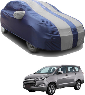 SS FOR YOUR SMART NEEDS Car Cover For Toyota Innova Crysta (With Mirror Pockets)(Silver, Blue)