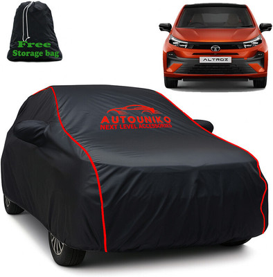 autouniko Car Cover For Tata Altroz (With Mirror Pockets)(Black)