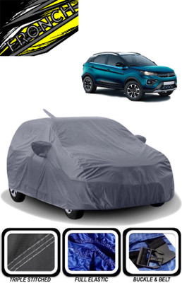 FRONCH Car Cover For Tata Nexon, Nexon 1.2 Revotron XM (With Mirror Pockets)(Grey)
