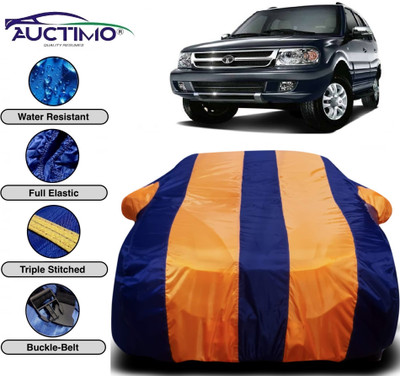 AUCTIMO Car Cover For Tata Safari Dicor (With Mirror Pockets)(Multicolor)