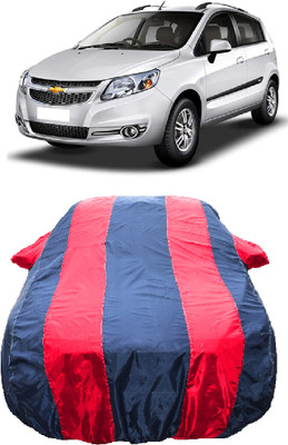 Wegather Car Cover For Chevrolet Sail Hatchback 1.2 LT ABS (With Mirror Pockets)(Red)