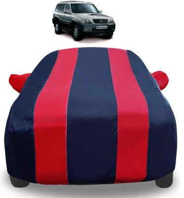 Auto Hub Car Cover For Hyundai Terracan (With Mirror Pockets)(Red)