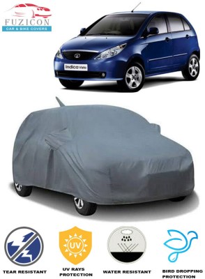 FUZICON Car Cover For Tata Indica Vista (With Mirror Pockets)(Grey)