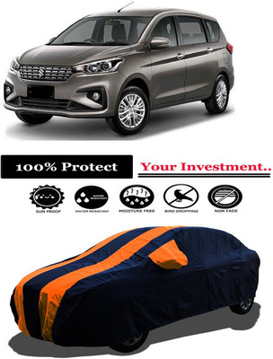 Amexride Car Cover For Maruti Suzuki Ertiga EX (With Mirror Pockets)(Orange)