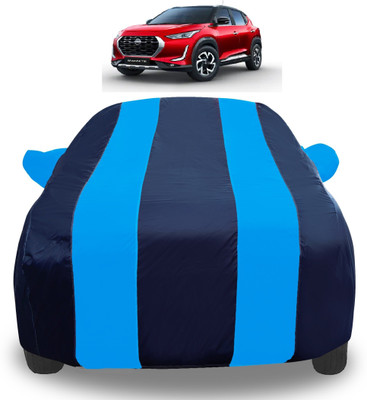 Auto Hub Car Cover For Nissan Magnite (With Mirror Pockets)(Blue)