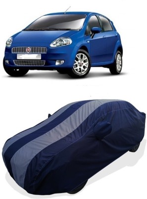 Coxtor Car Cover For Fiat Punto (With Mirror Pockets)(Grey)