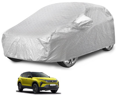 Caronix Car Cover For Tata Harrier (With Mirror Pockets)(Silver)