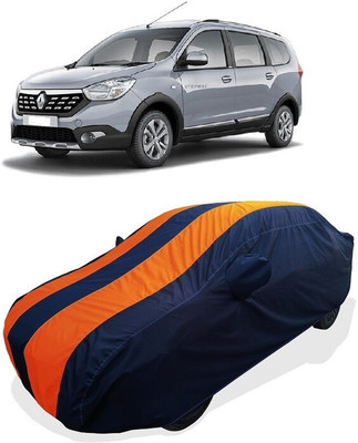 Coxtor Car Cover For Renault Lodgy 85PS RxL (With Mirror Pockets)(Orange)