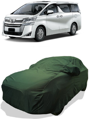 Coxtor Car Cover For Toyota Vellfire (With Mirror Pockets)(Green)