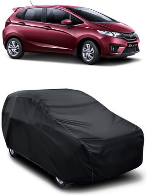 MoTRoX Car Cover For Honda Jazz (Without Mirror Pockets)(Black)