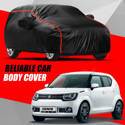 AUCTIMO Car Cover For Maruti Suzuki Ignis (With Mirror Pockets)(Multicolor)
