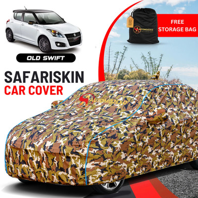 AUTOMOZEXO Car Cover For Maruti Swift Dzire (With Mirror Pockets)(Multicolor)