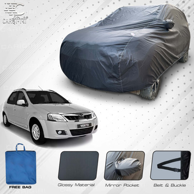 Carigiri Car Cover For Mahindra Verito, Verito Vibe, e-Verito, Verito 1.5 D2, Verito 1.5 Executive edition (With Mirror Pockets)(Grey)