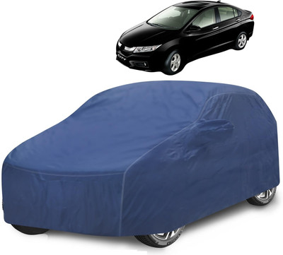 Caronix Car Cover For Honda City i-Vtec (With Mirror Pockets)(Blue)