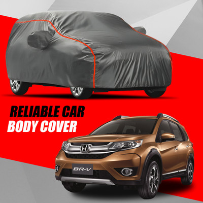 R Rayvin Star Car Cover For Honda BRV (With Mirror Pockets)(Multicolor)