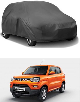ARNEJA Car Cover For Maruti Suzuki S-Presso (Without Mirror Pockets)(Grey)