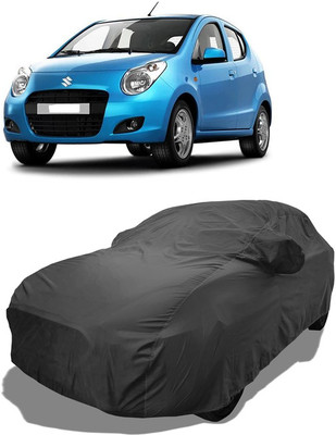 Coxtor Car Cover For Maruti A-Star (With Mirror Pockets)(Grey)