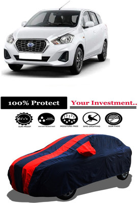 Amexride Car Cover For Datsun Go Plus T Option CVT Petrol (With Mirror Pockets)(Red)