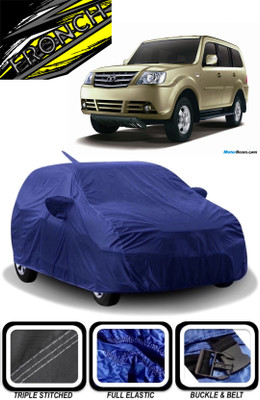 FRONCH Car Cover For Tata Sumo Grande (With Mirror Pockets)(Blue)