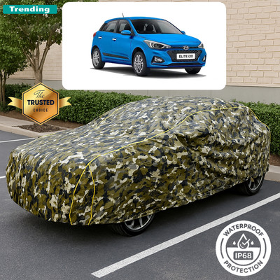 PAGORA Car Cover For Hyundai Elite i20 (With Mirror Pockets)(Multicolor)