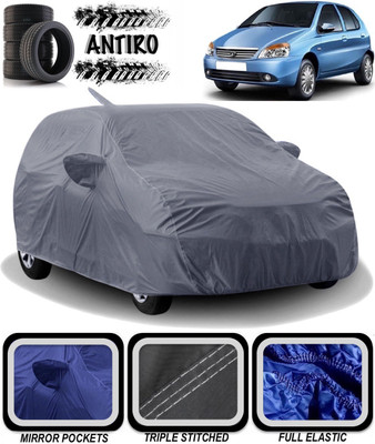 ANTIRO Car Cover For Tata Indica (With Mirror Pockets)(Grey)