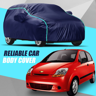 R Rayvin Star Car Cover For Chevrolet Spark (With Mirror Pockets)(Multicolor)